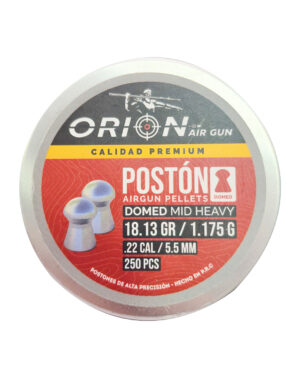 Postón Orion Domed 5,5mm18,13grains Lata 250pcs